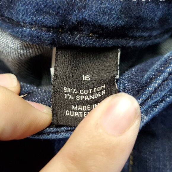 Lane Bryant Jeans Womens Size 16 Blue Denim Stretch Capri Classic Fit - Picture 3 of 13